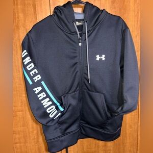 Under Armour Kids Black Zip-Up Jacket